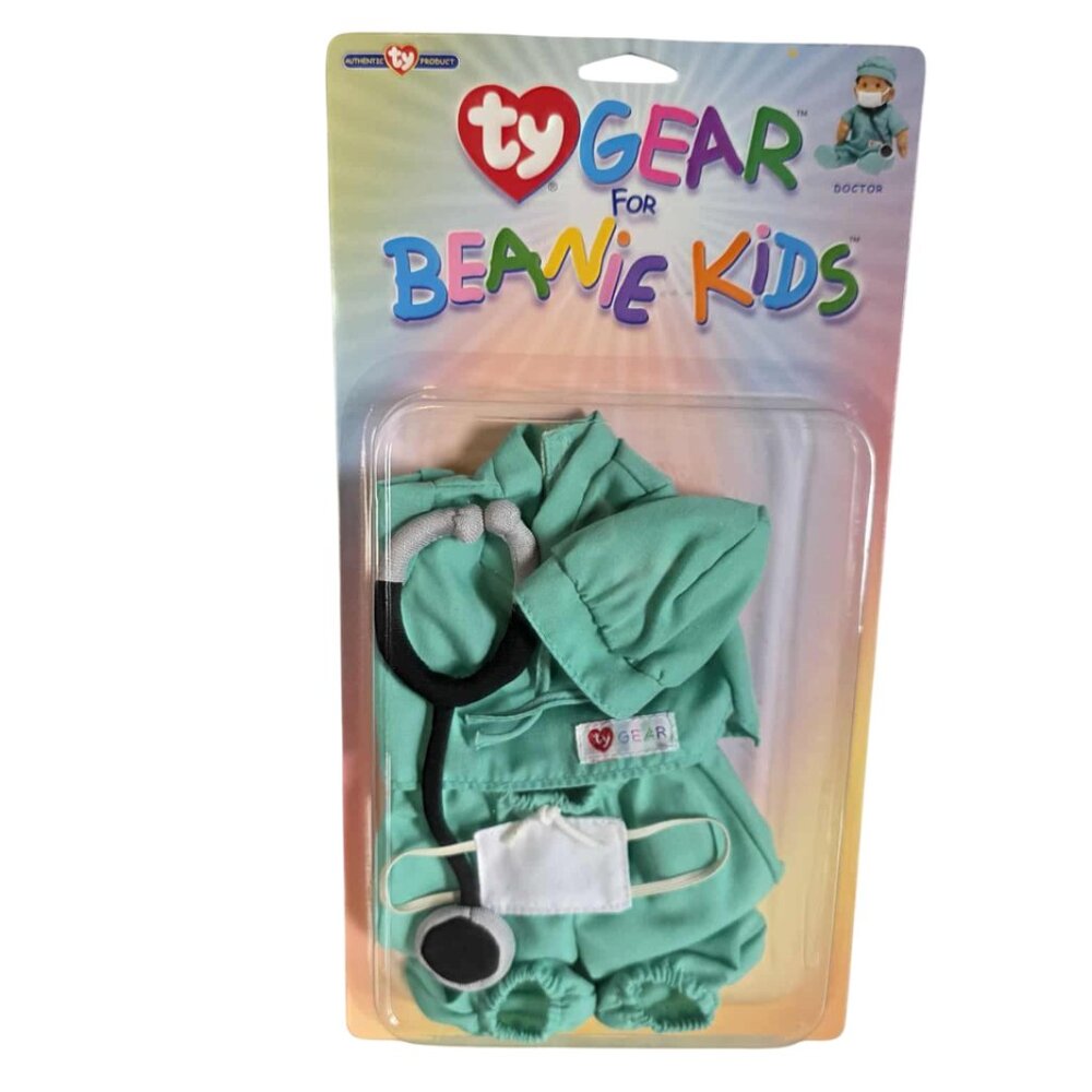 NWT Ty Gear for Beanie Kids - Doctor outfit